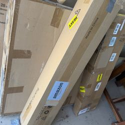 Open Box California King Bed Frame Black Metal