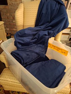 Blue Velvet Curtains