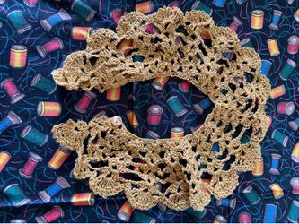Vintage crocheted collars