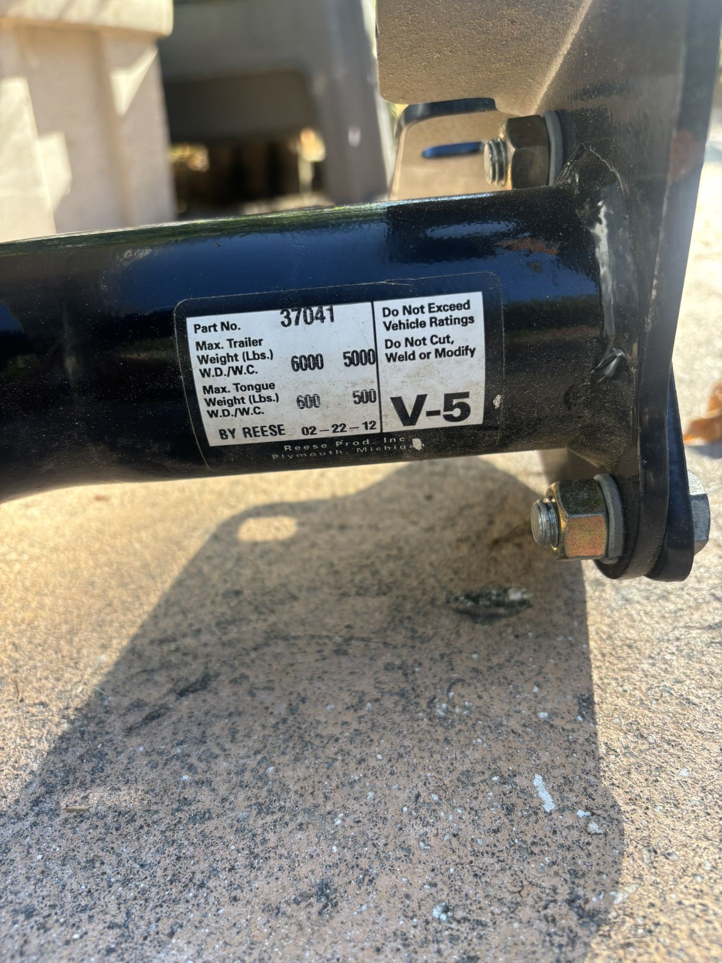 Reese Trailer / Towing Bar 37041