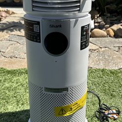 Shark 3-in-1 Air Purifier, Heater & Fan with NanoSeal HEPA, Cleansense IQ, Odor Lock, for 500 Sq. Ft, White, HC455
