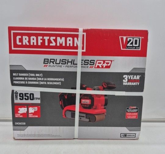 BRAND NEW - Craftsman Cordless Belt Sander