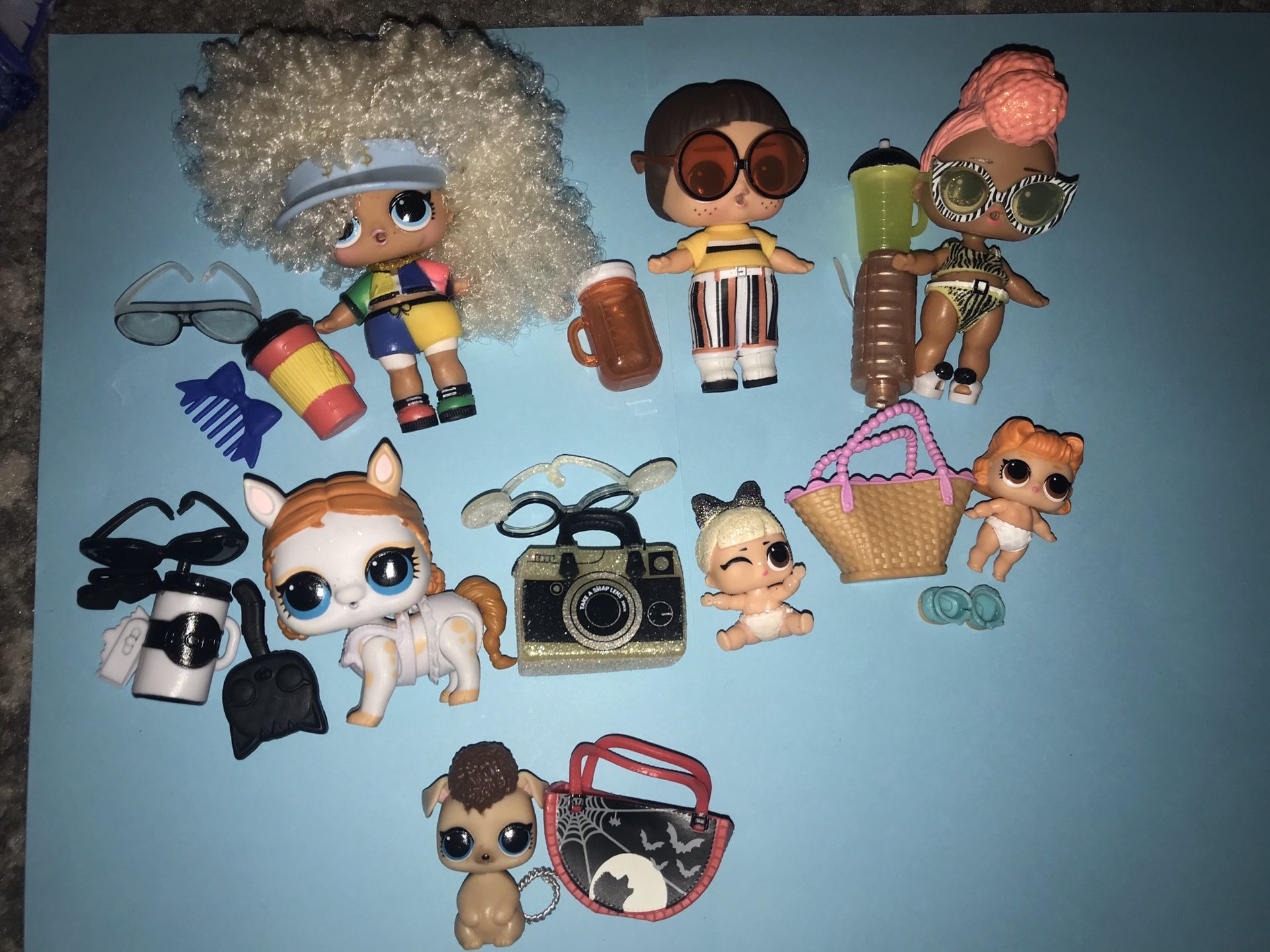 Lol Dolls lot of 7