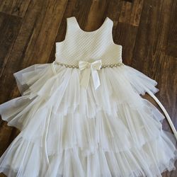 Little girls white dress