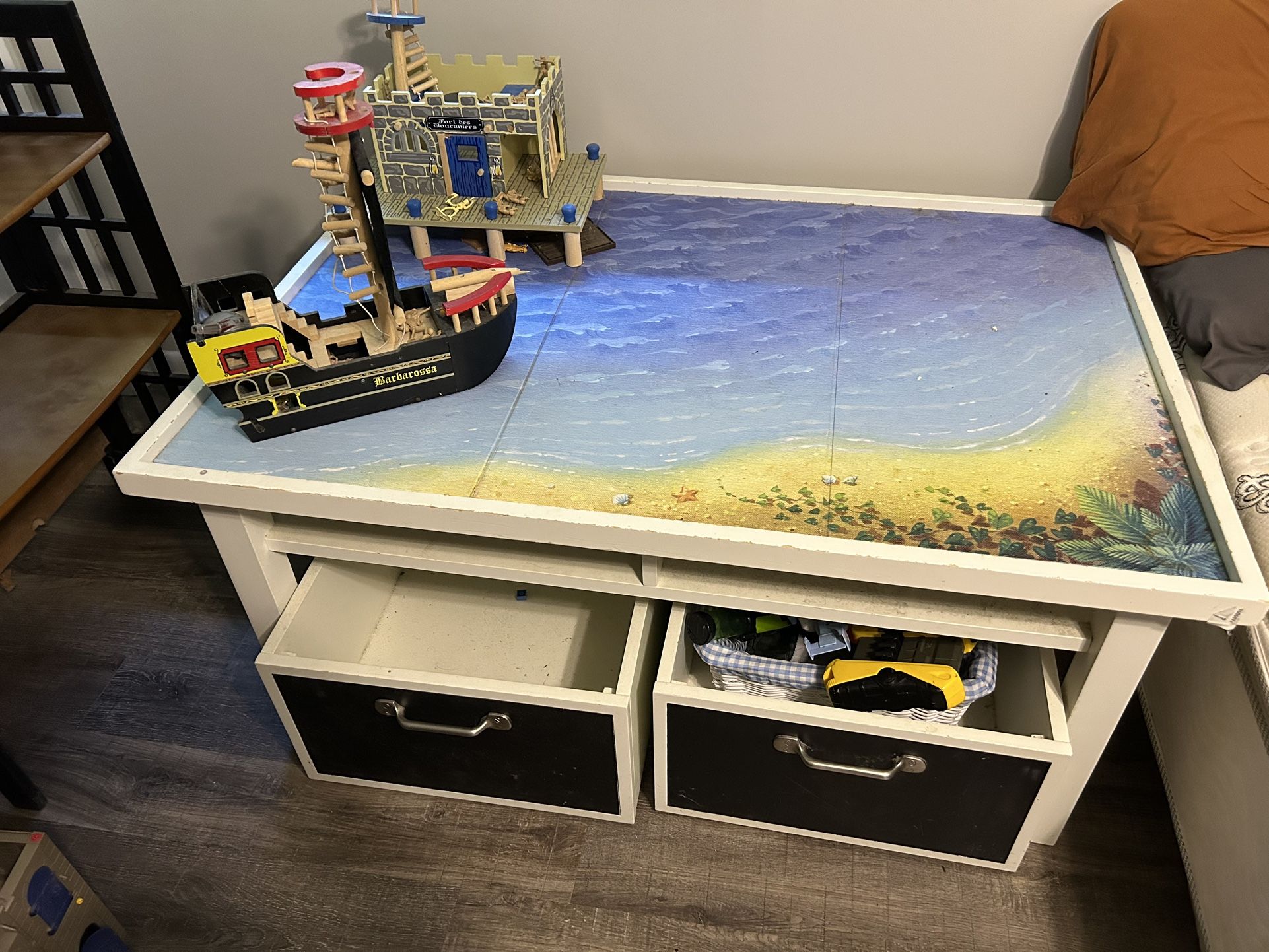 Children’s Play Table With Storage