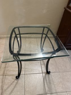 glass table