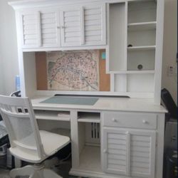 Desk With Cabinets