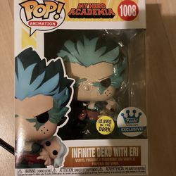 Funko Pop Infinite Deku with Eri Glow In The Dark My Hero Academia Funko Exclusive