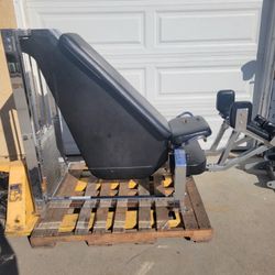 Nautilus Gen 1 Chrome Hip Abduction Weight Machine