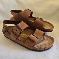 BIRKENSTOCK Leather Sandals size 37 women's size 6 narrow