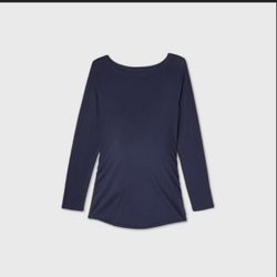 Womens Maternity Small Top -Decatur And Tropical