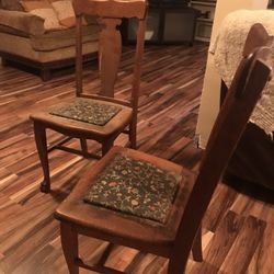 2 Matching Antique Chairs