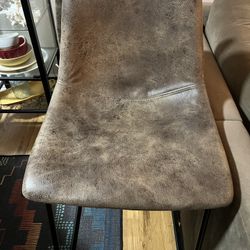 Suede Bar Stools 