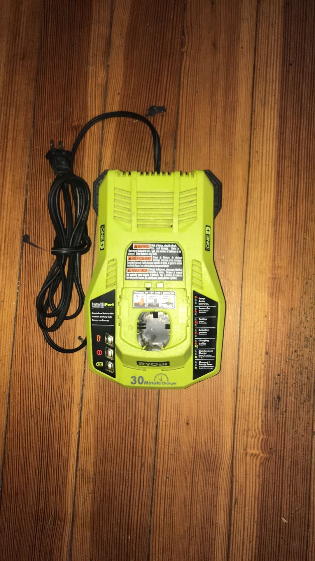 RYOBI ONE+ 30-Minute Battery Charger