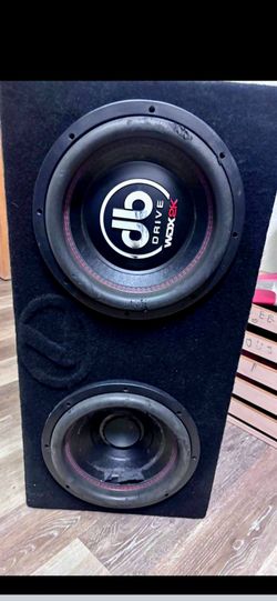 12 db drive WDX2k subwoofer in custom box 2000 watts only 1 sub $120firm