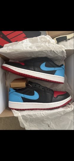 Size 7.5 Nike Women's Air Jordan 1 Low OG Shoes UNC to CHI Red Blue Black CZ0775-046 NEW