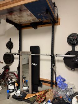 PRX Wall Mounted Squat Rack and Bench