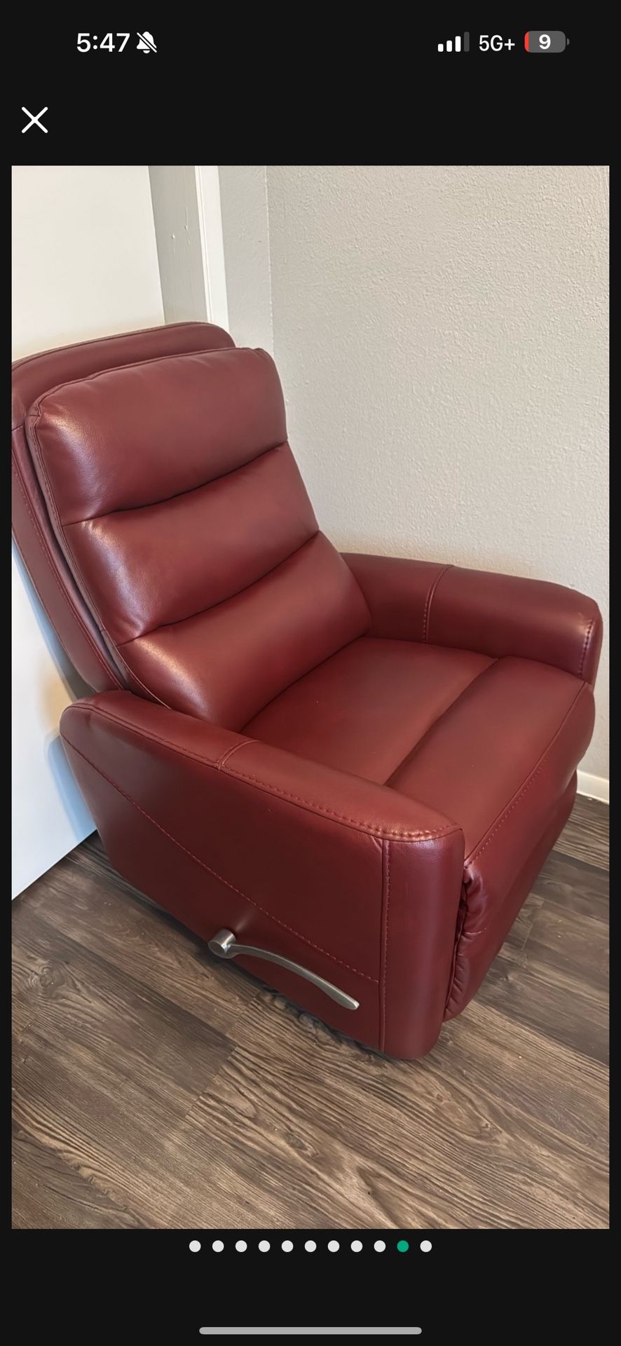 Red Leather Couch