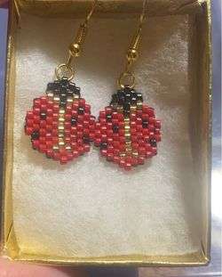 Ladybug Earrings