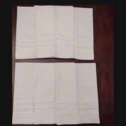 Set Of Six Linen Hand Towels, Never Been Used By