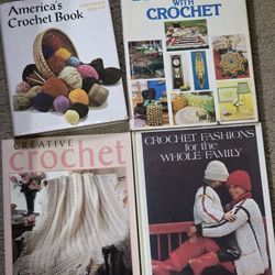 Assorted 6 Crochet Craft Books