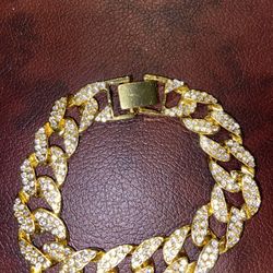 Gold Plated Cuban Bracelet 