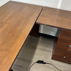 Free desks and bookshelves