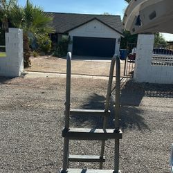 Pool Ladder 64 Inches High By 16 Inches Wide And 42 Inches Long