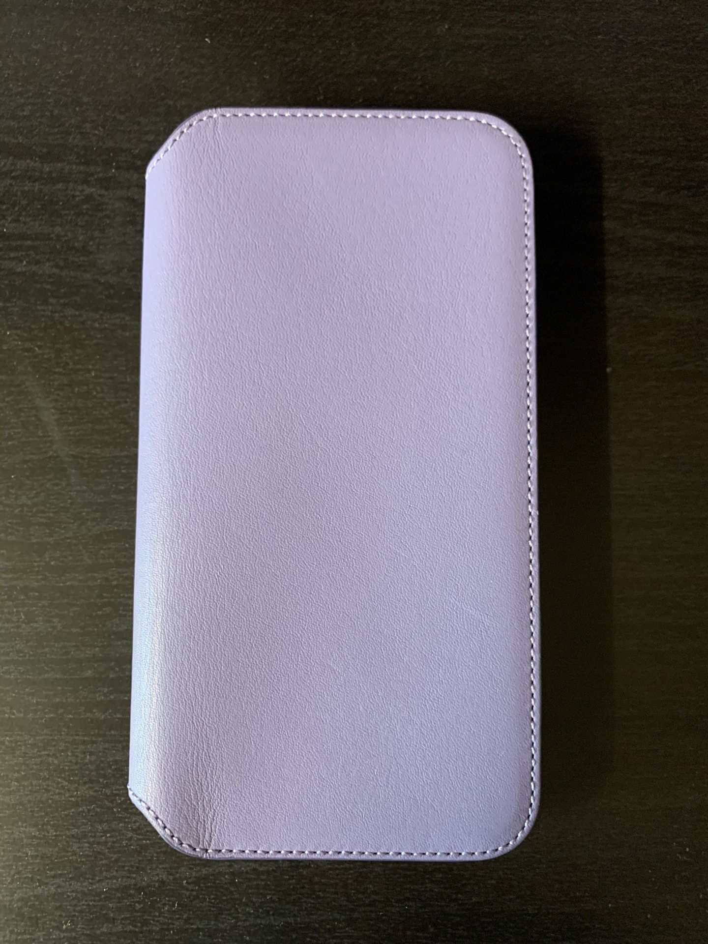 Apple iPhone XS Leather Folio Case - Lilac