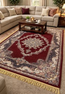 Beautiful Red Persian Style Area Rugs – Clean & Elegant