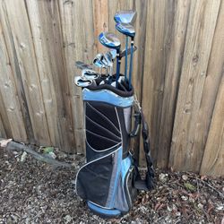 Women’s Tommy Armour Royal Scot Golf Set (Driver+3w+5w+3&4 Hybrid+5i-pw+sw+putter+bag)