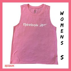 *NWT Womens Reebok Pink Muscle Top Sz:S