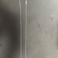 925 Italy Silver Necklace 