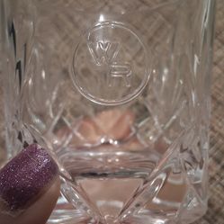Brand New Limited Edition WOODFORD RESERVE Glencairn Crystal Embossed Logo Rocks Glass in MINT CONDITION!

