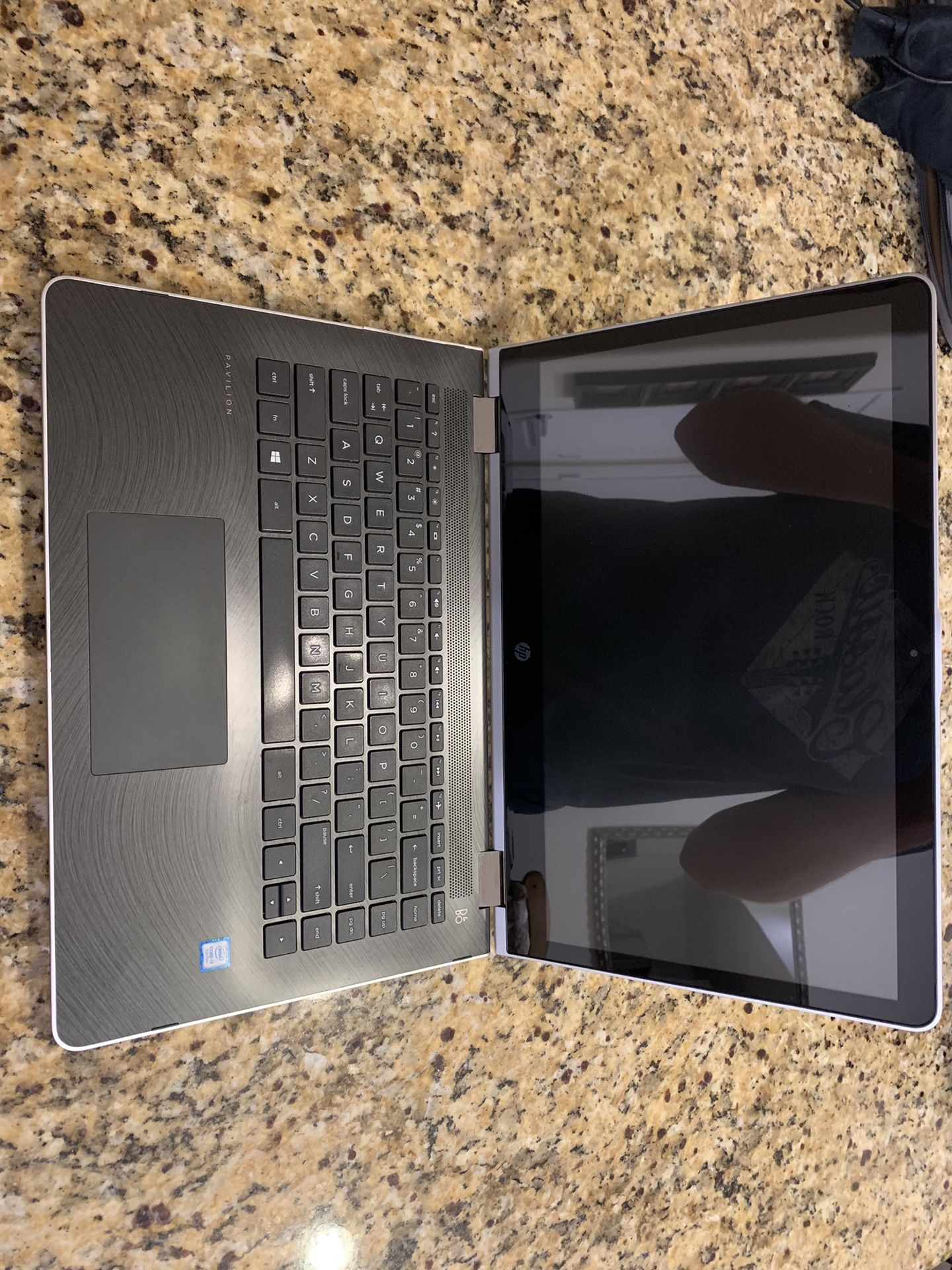 HP Pavilion x360 2-in-1 touchscreen with HP pen and case