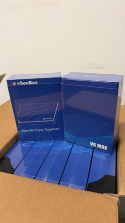 VSee Box V6 Max Streaming Box with Voice Remote