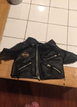 Mini Harley Davidson jacket for a small dog