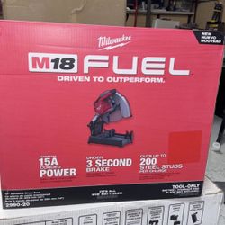 Milwaukee New Shop Saw 18M Fuel 