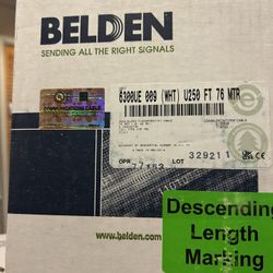 Belden 6300UE U250 ft