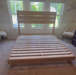 King bed with headboard made to order