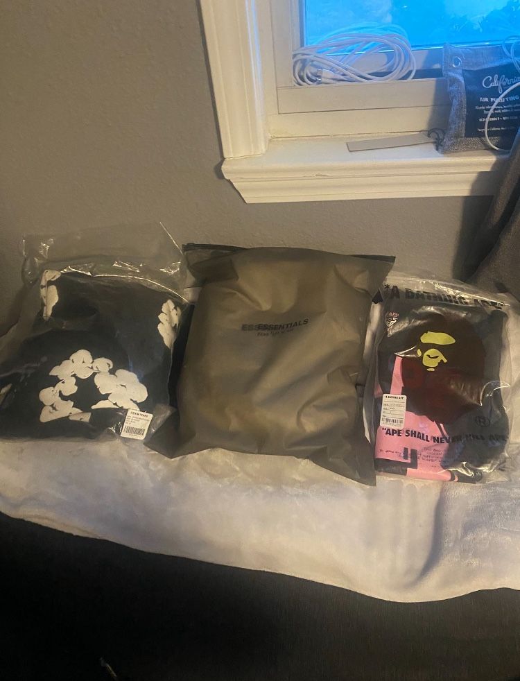 denim tear essential and bape READ DESCRIPTION‼️