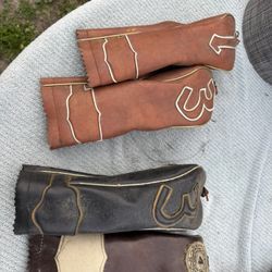 Vintage Golf Club Covers And Golf Club  Fairways And Hybrids