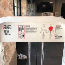 Seated Row Workout Machine