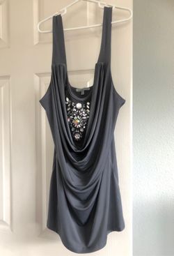 Medium gray blouse Charlotte Russe