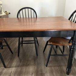 Dining Room Table, Chairs, Standing Desk