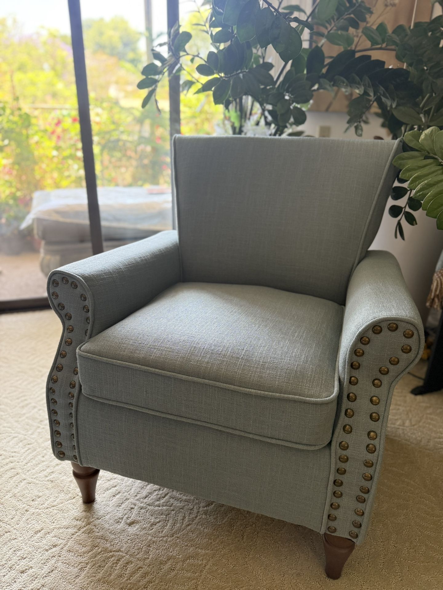 NEW Accent Chair Comfy Lounge, Washable Cushion