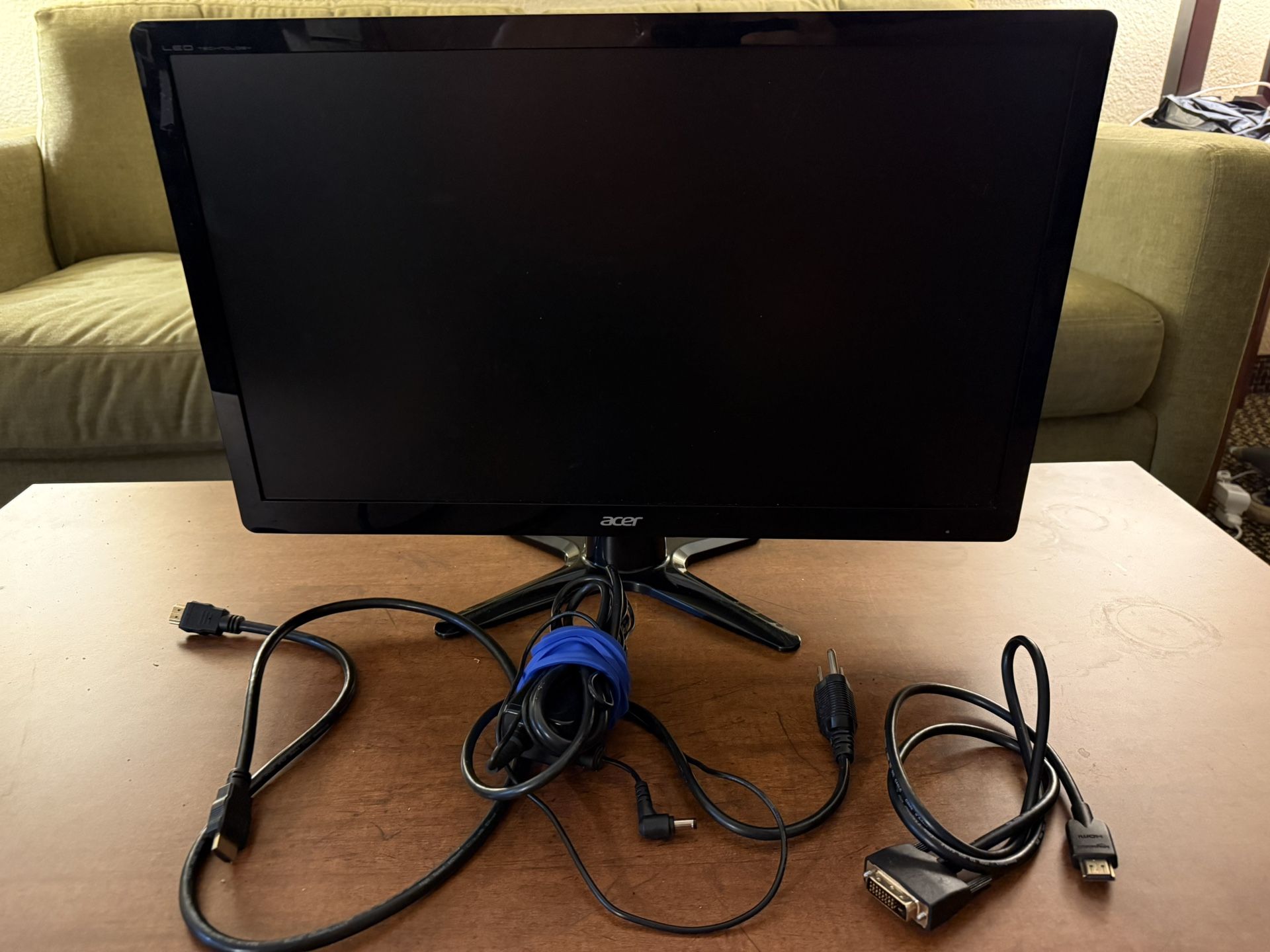 Acer Monitor With HDMI Cables