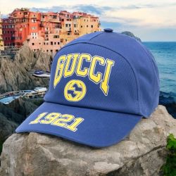 Gucci Logo Patch College Baseball Cap