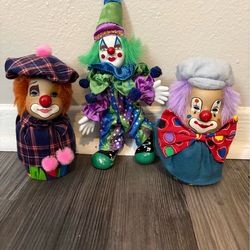Vintage Clown Dolls