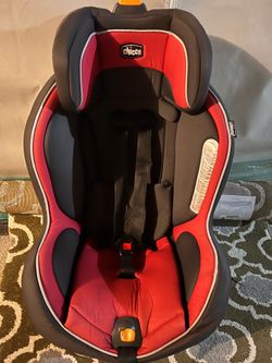 Red and black Chicco car seat in good condition $50 cash only. Cross posted